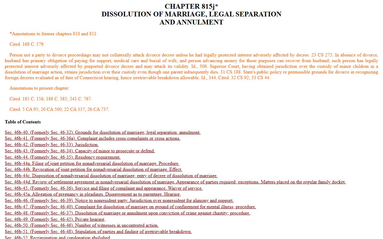 Connecticut divorce records source image